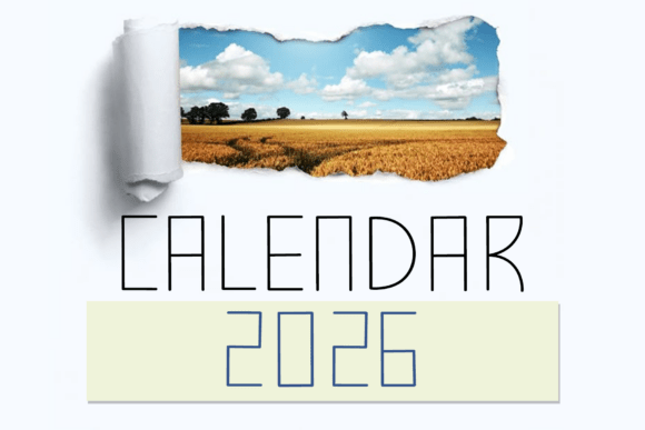 Calendar 2026: The Minimalist Display Font for Modern Design