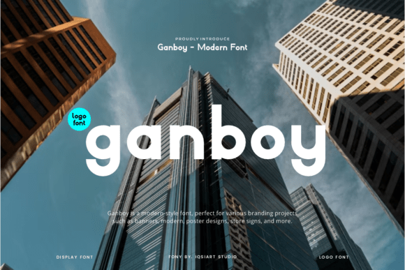 Ganboy: A Bold Typeface for Authentic Design