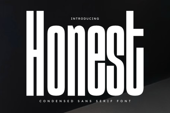 Honest: A Modern Typeface for Confident Visual Communication