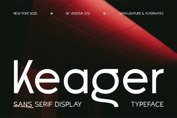 Keager: Bold Sans-Serif for Modern Impact