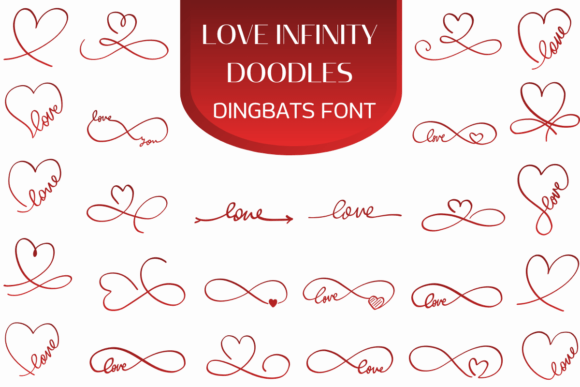 Love Infinity Doodles: Enhancing Visual Design with Playful Dingbats