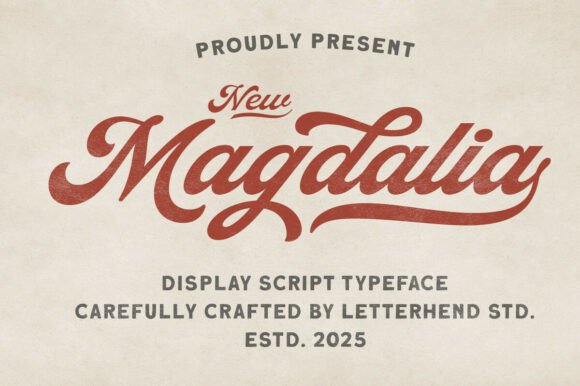 Magdalia: Vintage Script Font for Modern Design