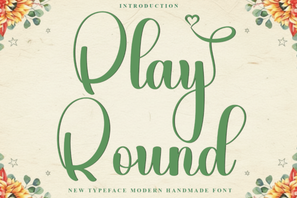 Play Round: A Festive Typeface for Holiday Design Magic
