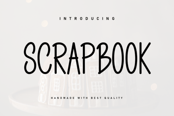 Scrapbook Font: A Marker-Drawn Style for Modern Design