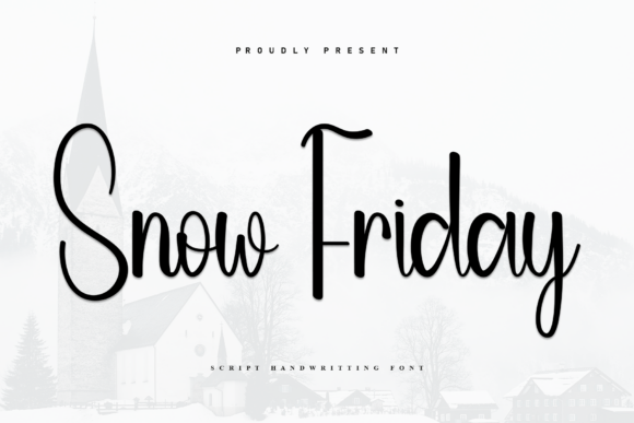 Snow Friday: The Handwritten Marker Font for Modern Design