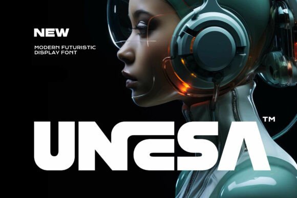 Unesa Futuristic Font: The Bold Choice for Modern Design