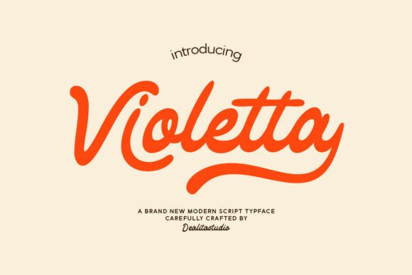 Violetta: An Elegant Retro Script Font for Timeless Design